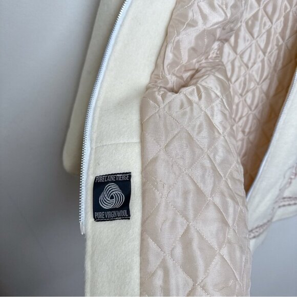 Canadian Sportwear Womens 16 1/2 Wool Northern Faux Fur Hood Trim Parka - Picture 12 of 16